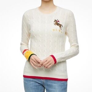 Polo Ralph Lauren New York Equestrian Horse Jumping Sweater - NWOT / Sma…